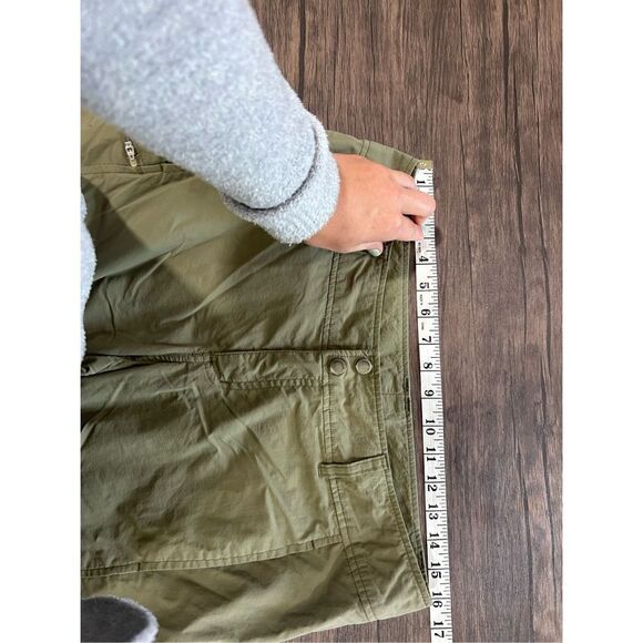 ExOfficio Convertible Shorts Tan Khaki Nylon Hiking Pants Size 8 Insect Shield - Picture 10 of 12